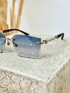 BRILL - Silver/Blue UV-400 Korumalı Güneş Gözlüğü