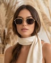 HIX - Gold Siyah UV-400 Korumalı Güneş Gözlüğü