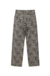 Bej Leopar Boy Fit Jean
