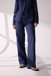 Denim Gömlek Palazzo Pantolon Takım