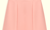 Kare Yaka A Kesim Midi Elbise Pembe