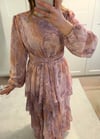 Kat Tat Sifon Elbise Pembe