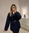 Kemerli Premium Hırka Lacivert