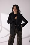 Kruvaze  Blazer Siyah