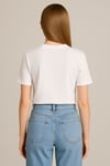 Pamuklu Basic T-shirt Beyaz