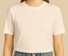 Pamuklu Basic T-shirt Beyaz