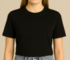 Pamuklu Basic T-shirt Siyah
