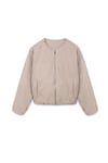 Ruby Bomber Kaşe Ceket Bej 