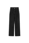 Straight Fit Kesik Paça Jean