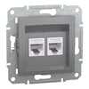 EPH4800162SchneiderAsfora Çelik 2XRJ45 Cat 6 Utp EPH4800162 
