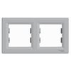  EPH5800261SchneiderAsfora Plus-2'li Yatay Çerçeve, Alüminyum  EPH5800261