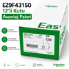 EZ9F43150SchneiderSchneider Easy9, 1x50A 3kA C Otomatik Sigorta EZ9F43150 - 12 adet