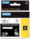 DYMO-Dymo Şerit Rhinopro 12mm X 5.5mt Beyaz/Siyah 18483