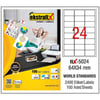 Extrafix-Ekstrafix Laser Etiket ( Fix-5024 ) 64x34 mm