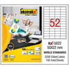 Extrafix-Ekstrafix Laser Etiket ( Fix-5022 ) 50x22 mm