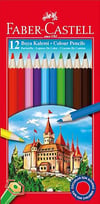 Faber Castell-Faber-Castell Karton Kutu Tam Boy 12'li Kuru Boya