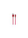 Hytech-Hytech 3A Type-C Kırmızı Data Şarj Kablosu 1 Metre