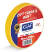 Kraf-Kraf Çift Taraflı Bant 15mm X 25m 2515G