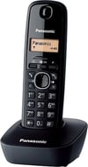 Panasonic-Panasonic KX-TG1611 Siyah Telsiz Dect Telefon 50 Rehber