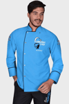 1470 Lider Turkısh Chef Aşçı Ceketi Turkuaz