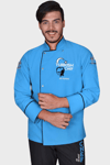 1470 Lider Turkısh Chef Aşçı Ceketi Turkuaz