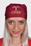 Bordo Chef Aşçı Bandanaları