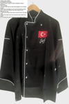 Küçük hatalı ürün I İsim Hediyeli Aşçı Ceketi Şef Ceketi Aşçı Kıyafeti Aşçı Forması