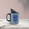 Mavi Paslanmaz Çelik Bardak - 300ml