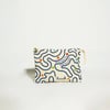 Umut - Çizgi Desenli Clutch (Makyaj çantası)