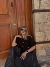 SİYAH KISA KOLLU GOLD DÜĞME HIRKA