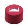 Çocuk Cami Kalıp Sarık Takkesi – Bordo – Keçe