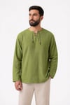 Oversize Erkek Müslin Gömlek – İpli Yakasız %100 Pamuk-HakiOversize Erkek Gömlek – İpli Yakasız %100 Pamuk GOMLEKİP-01OVERSİZE GÖMLEK İPLİSUFFA