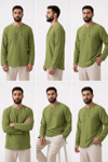 Oversize Erkek Müslin Gömlek – İpli Yakasız %100 Pamuk-HakiOversize Erkek Gömlek – İpli Yakasız %100 Pamuk GOMLEKİP-01OVERSİZE GÖMLEK İPLİSUFFA