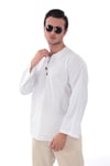 Oversize Gömlek İpli Model 