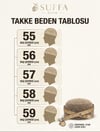 Suffa Premium Örgü Kalıp Takke - Nefes Alan Esnek Doku - Günlük Rahat Kullanım