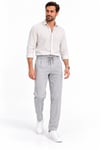 TEK PİLELİ LİKRALI RAHAT KESİM PANTOLON