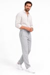 TEK PİLELİ LİKRALI RAHAT KESİM PANTOLON