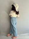 Açık Mavi Unısex İnce Denim Pantolon