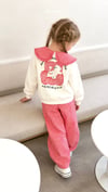 Bebe Yaka Pitikare Denim Pantolonlu Takım