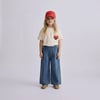 Beli Lastikli Wide Leg Denim
