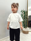 Beyaz Oversize Basic Tshirt