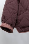 Bordo Kapitone Kapişonlu Ceket