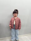 Çiçekli Kapitone Ceket