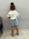 Çilek İşlemeli Yaz Takım