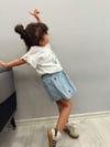 Çilek İşlemeli Yaz Takım