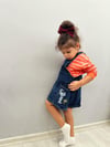 Denim Snoppy Elbise