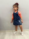 Denim Snoppy Elbise