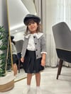 Deri Şort Etekli Dörtlü Set