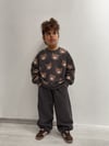 Füme Ayıcık Detaylı Unisex Takım