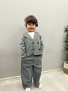 Gri Üçlü Unısex Takım